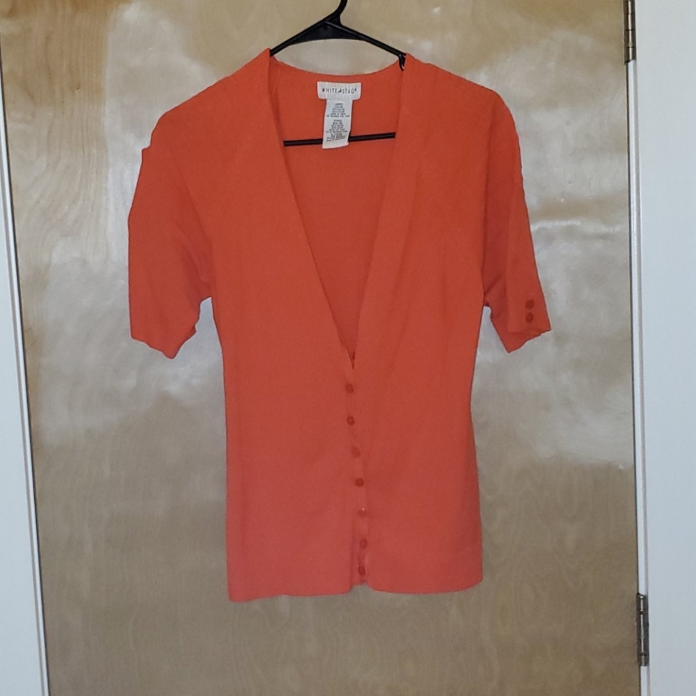 Pinky/Orange Button Up Camisole